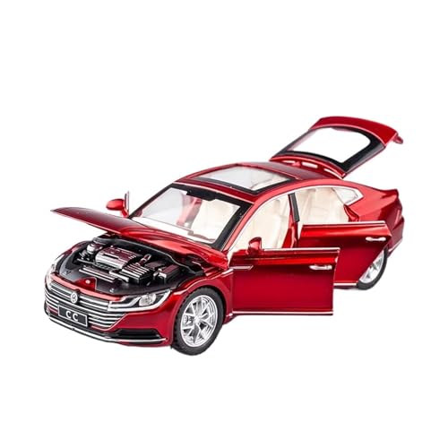 XGFFBAGB 1/32 Für CC Legierung Modell Diecast Metall Auto Sound & Licht Sammlerstücke Spielzeug Fahrzeug Geschenk(Rosso,with Box) von XGFFBAGB