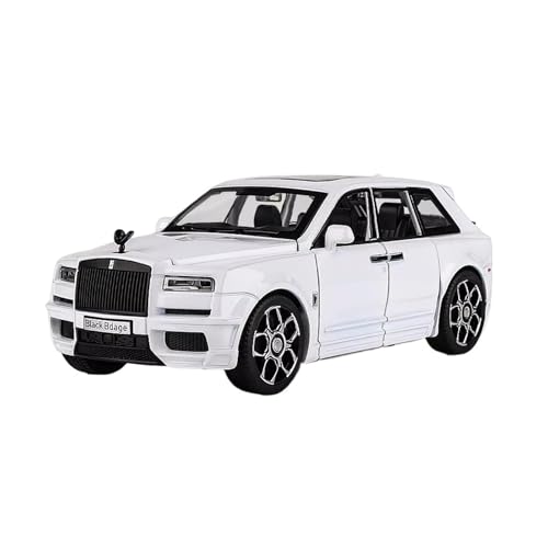 XGFFBAGB 1/32 Für Cullinan SUV Diecast Metall Off-Road Fahrzeug Modell Sammlung Spielzeug(White,with Box) von XGFFBAGB