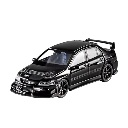 XGFFBAGB 1/32 Für EVO IX 9 Legierung Gießt Druck Metall Racing Auto Modell Sound Licht Geschenke(Black,with Box) von XGFFBAGB