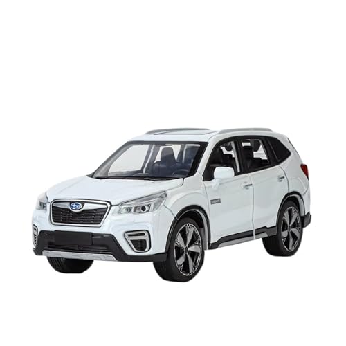 XGFFBAGB 1/32 Für Forester SUV Legierung Auto Modell Diecast Metall Off-Road Auto Modell Spielzeug Geschenk(White,No Box) von XGFFBAGB