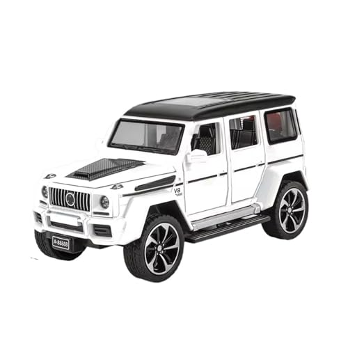 XGFFBAGB 1/32 Für G63 Off-Road SUV Legierung Metall Diecast Modell Auto Sound & Licht Sammlung Spielzeug Für Geschenke(White,with Box) von XGFFBAGB