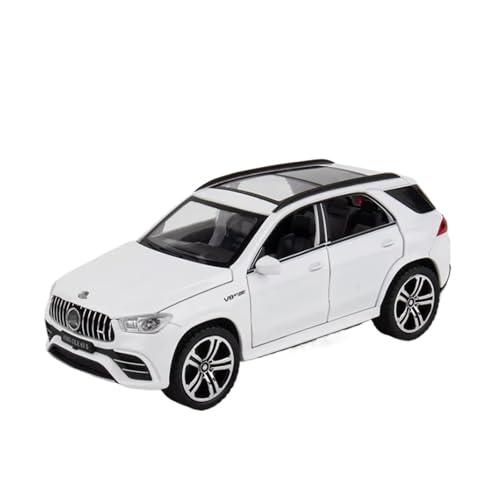 XGFFBAGB 1/32 Für GLE 63S Coupe Modell Gießt Druck Fahrzeuge Metall Pull Back Auto Sound Licht Geschenke Sammlung(White,with Box) von XGFFBAGB