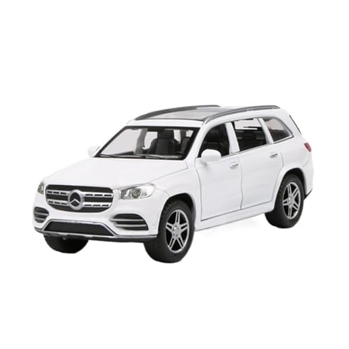 XGFFBAGB 1/32 Für GLS GLS580 SUV Legierung Gießt Druck Metall Spielzeug Auto Modell Sound Und Licht Sammlung Geschenke(White,with Box) von XGFFBAGB