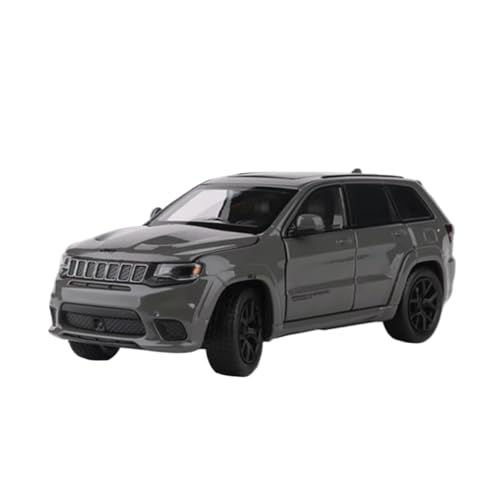 XGFFBAGB 1/32 Für Grand Cherokee Legierung Gießt Druck Metall Off-Road Fahrzeug Modell Auto Spielzeug Geschenke(Gray B,with Box) von XGFFBAGB