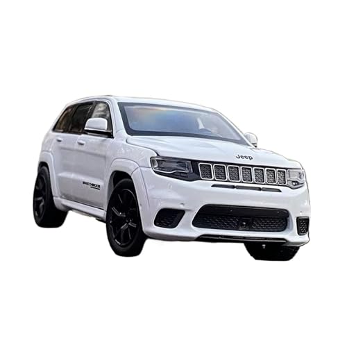XGFFBAGB 1/32 Für Grand Cherokee Legierung Gießt Druck Metall Off-Road Fahrzeug Modell Auto Spielzeug Geschenke(White,with Box) von XGFFBAGB