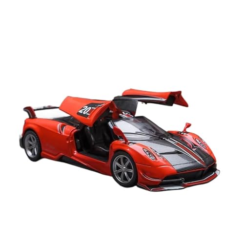 XGFFBAGB 1/32 Für Huayra BC Legierung Diecast Metall Sport Auto Modell Sammlung Sound Und Licht Spielzeug Geschenk(Rosso,with Box) von XGFFBAGB