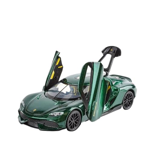 XGFFBAGB 1/32 Für Koenigsegg Sportwagen Legierung Automodell Akustooptische Sammlerstücke Dekoration Geschenk(Green,No Box) von XGFFBAGB