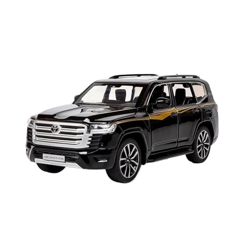 XGFFBAGB 1/32 Für LC300 SUV Legierung Auto Modell Diecast Metall Sound Licht Sammlung Geschenke Spielzeug(Black,with Box) von XGFFBAGB