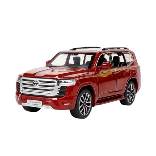 XGFFBAGB 1/32 Für LC300 SUV Legierung Auto Modell Diecast Metall Sound Licht Sammlung Geschenke Spielzeug(Rosso,No Box) von XGFFBAGB