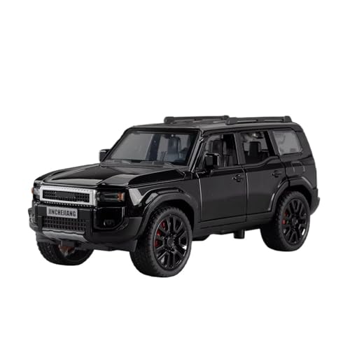 XGFFBAGB 1/32 Für Prado SUV 2024 Legierung Diecast Auto Modell Sound Und Licht Spielzeug Sammlerstücke Geschenk(Black,No Box) von XGFFBAGB