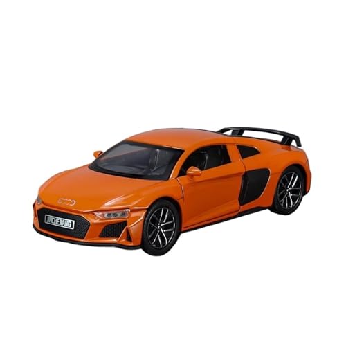 XGFFBAGB 1/32 Für R8 Supercar Legierung Auto Modell Spielzeug Sammlerstücke Geschenk(Orange,with Box) von XGFFBAGB