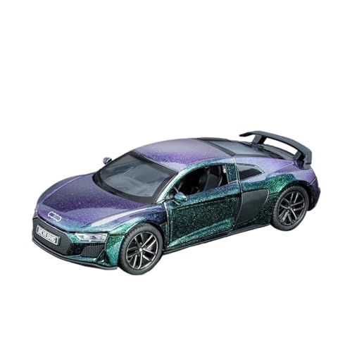 XGFFBAGB 1/32 Für R8 Supercar Legierung Auto Modell Spielzeug Sammlerstücke Geschenk(Purple,No Box) von XGFFBAGB