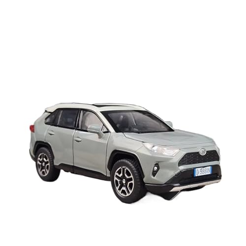 XGFFBAGB 1/32 Für RAV4 SUV 2023 Legierung Druckguss Auto Modell Pull Back Spielzeug Sammlerstücke Geschenk(Gray B,with Box) von XGFFBAGB