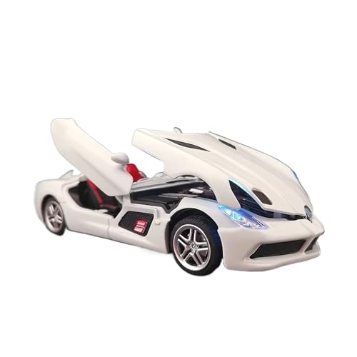 XGFFBAGB 1/32 Für SLR Roadster Legierung Sport Auto Diecast Metall Spielzeug Modell Sammlung Geschenke(White,with Box) von XGFFBAGB