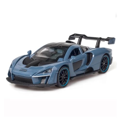 XGFFBAGB 1/32 Für Senna Legierung Gießt Druck Metall Spielzeug Auto Modell Sound Und Licht Sammlung Geschenke(Blu,with Box) von XGFFBAGB