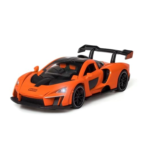 XGFFBAGB 1/32 Für Senna Legierung Gießt Druck Metall Spielzeug Auto Modell Sound Und Licht Sammlung Geschenke(Orange,No Box) von XGFFBAGB