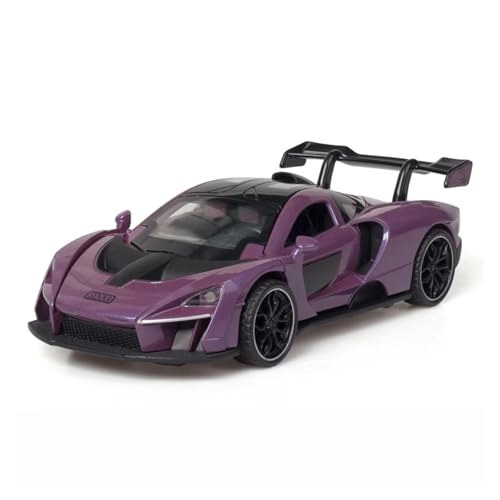 XGFFBAGB 1/32 Für Senna Legierung Gießt Druck Metall Spielzeug Auto Modell Sound Und Licht Sammlung Geschenke(Purple,No Box) von XGFFBAGB