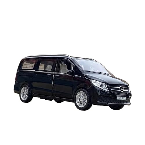 XGFFBAGB 1/32 Für V260 MPV Legierung Druckguss Metall Spielzeug Business Zweck Fahrzeuge Auto Modell Sammlung Sound Licht Geschenk(Black,with Box) von XGFFBAGB