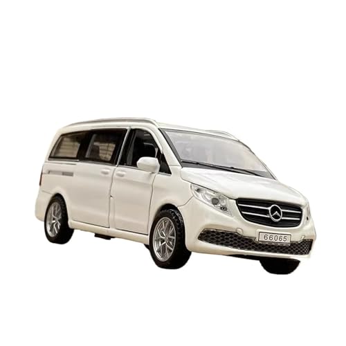 XGFFBAGB 1/32 Für V260 MPV Legierung Druckguss Metall Spielzeug Business Zweck Fahrzeuge Auto Modell Sammlung Sound Licht Geschenk(White,with Box) von XGFFBAGB