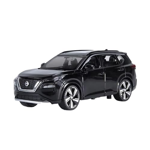 XGFFBAGB 1/32 Für X-Trail SUV Legierung Automodell Diecast Metall Spielzeug Off-Road Fahrzeuge Modell Geschenke(Black,No Box) von XGFFBAGB