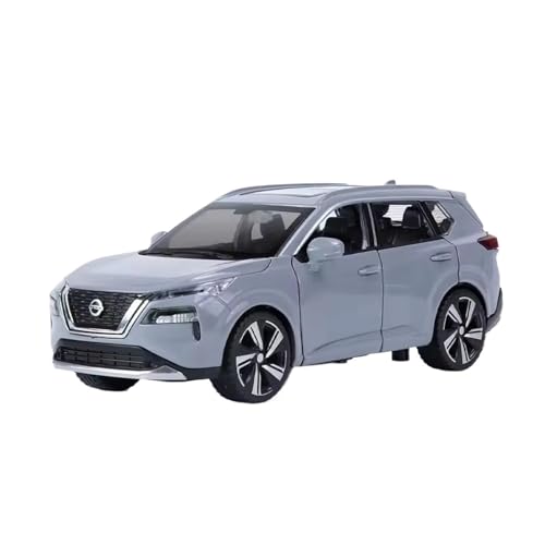XGFFBAGB 1/32 Für X-Trail SUV Legierung Diecast Metall Spielzeug Off-Road Fahrzeuge Modell Geschenke(Gray B,No Box) von XGFFBAGB