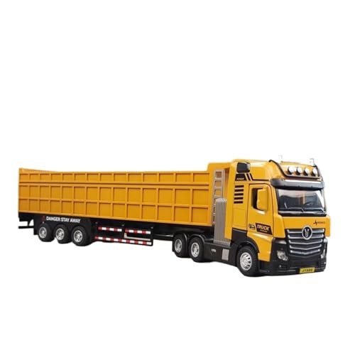 XGFFBAGB 1/50 Für Bagger Transporter Engineering Fahrzeug Modell Legierung Diecast Auto Spielzeug Geschenk(Yellow C,with Box) von XGFFBAGB