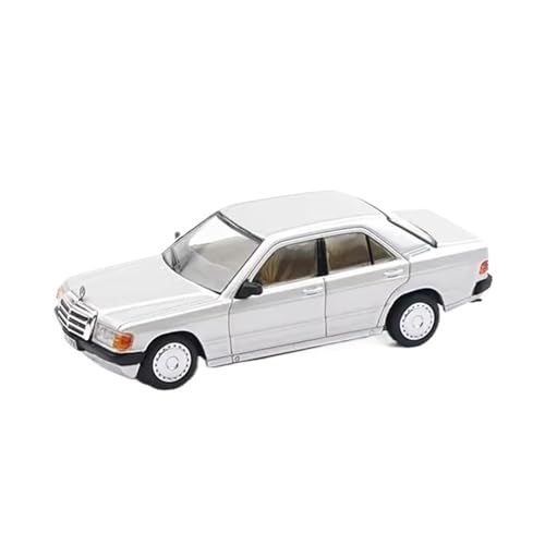 XGFFBAGB 1/64 Für 190E Druckguss-Modellauto(Silver,with Box) von XGFFBAGB