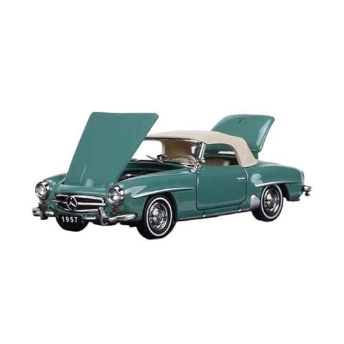 XGFFBAGB 1/64 Für 190SL 1957 Modellauto Aus Druckgusslegierung(Green,No Box) von XGFFBAGB