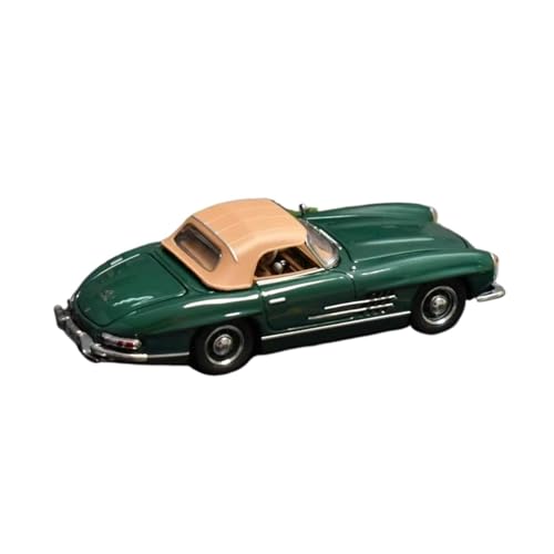 XGFFBAGB 1/64 Für 300SL Roadster Druckguss-Modellauto(Green C,with Box) von XGFFBAGB