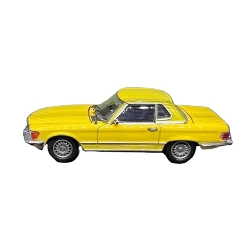 XGFFBAGB 1/64 Für 450SL Sportwagen Legierung Druckguss Modell Statisches Sammlerspielzeug (Yellow,with Box) von XGFFBAGB