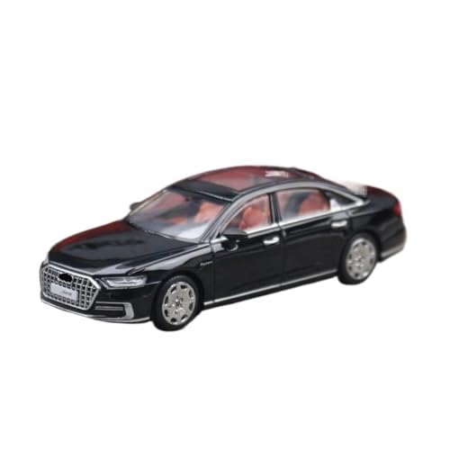 XGFFBAGB 1/64 Für A8L Limousine Modell Freies Räder Spielzeug Auto Fahrzeug Diecast Legierung Sammlung Geschenk(Black,No Box) von XGFFBAGB