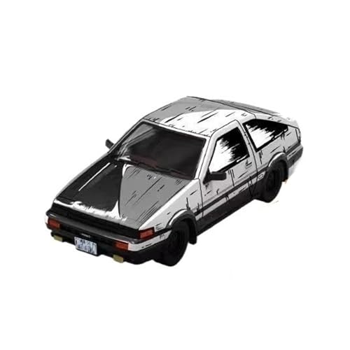 XGFFBAGB 1/64 Für AE86 Erste Text Legierung Auto Modell(White A,No Box) von XGFFBAGB