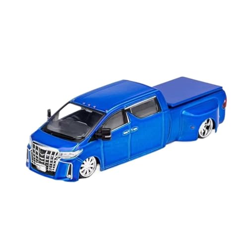 XGFFBAGB 1/64 Für Alphard Super Dually Pickup Diecast Modellauto(Blu,with Box) von XGFFBAGB