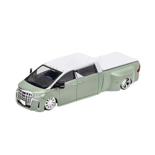 XGFFBAGB 1/64 Für Alphard Super Dually Pickup Diecast Modellauto(Green,No Box) von XGFFBAGB