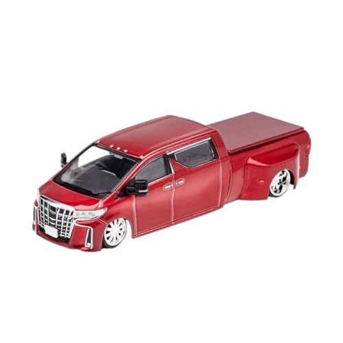 XGFFBAGB 1/64 Für Alphard Super Dually Pickup Diecast Modellauto(Rosso,with Box) von XGFFBAGB