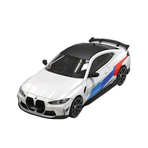 XGFFBAGB 1/64 Für M4 Sport Auto Diecast Legierung Fahrzeug Modell Sammlung Ornamente(White,No Box) von XGFFBAGB