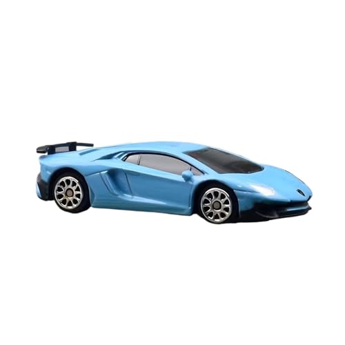 XGFFBAGB 1/64 Für Auertador SV Coupe Scale Car Model Diecast Vehicle Collection Geschenkspielzeug(Blu,No Box) von XGFFBAGB