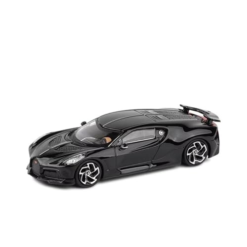 XGFFBAGB 1/64 Für Bugatti Spielzeug Auto Modell Freies Räder Diecast Zink Legierung Metall Sammlung Geschenk(Black,No Box) von XGFFBAGB