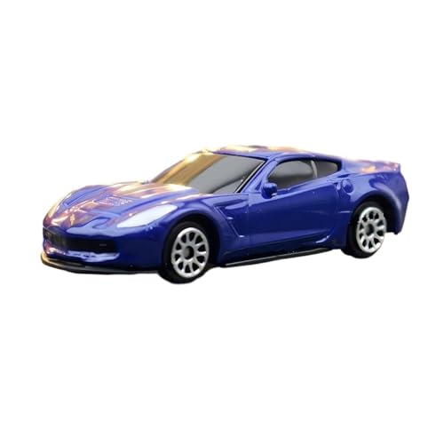 XGFFBAGB 1/64 Für C7 Grand Sport Scale Auto Modell Diecast Fahrzeug Sammlung Geschenk Spielzeug(Blu,No Box) von XGFFBAGB