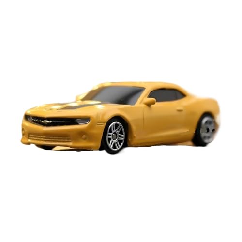 XGFFBAGB 1/64 Für Camaro Scale Car Model Diecast Vehicle Collection Geschenkspielzeug(Yellow,with Box) von XGFFBAGB