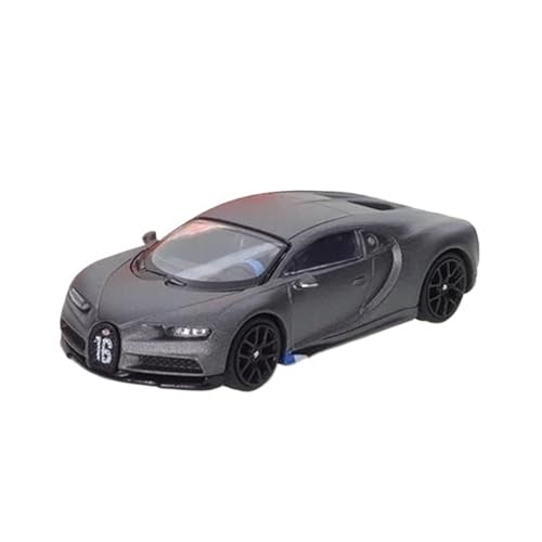 XGFFBAGB 1/64 Für Chiron Mattgrau Autos Legierung Fahrzeug Diecast Metall Modell Geschenk-Spielzeug(With Box) von XGFFBAGB