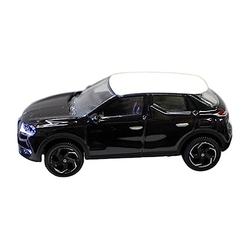 XGFFBAGB 1/64 Für Citroen DS3 SUV Legierung Auto Modell Diecast Autos Spielzeug Festival Aktivitäten Geschenke(Black Brown,with Box) von XGFFBAGB
