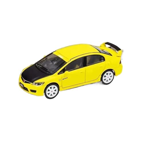 XGFFBAGB 1/64 Für Civic Typ R (FD2) Modellauto(Yellow,No Box) von XGFFBAGB