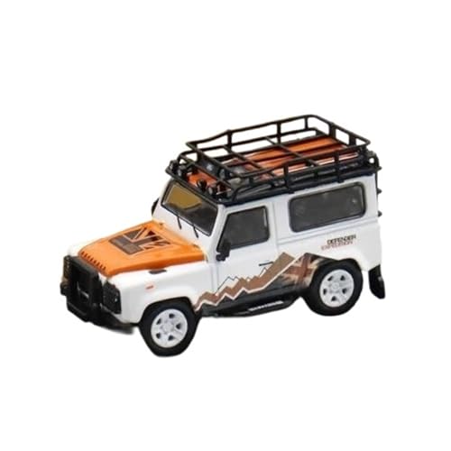 XGFFBAGB 1/64 Für Defender 90 Druckguss-Modellauto(White,No Box) von XGFFBAGB