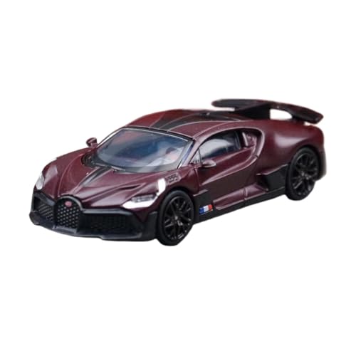 XGFFBAGB 1/64 Für Divo Chiron Spielzeug Auto Modell Freies Räder Diecast Legierung Sammlung Geschenk(Rosso,No Box) von XGFFBAGB