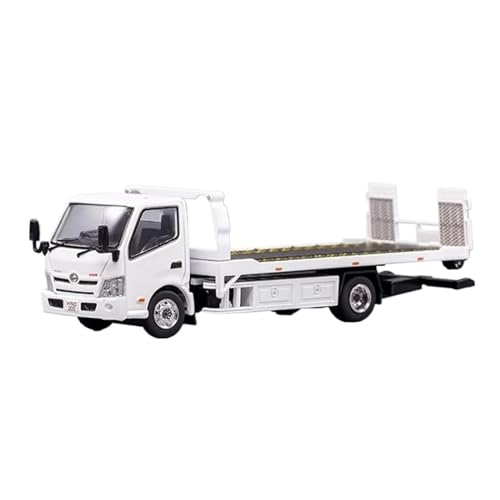 XGFFBAGB 1/64 Für GCD Hino 300 Anhänger Modell Straße Clearing Fahrzeug Legierung Auto Modell(White,No Box) von XGFFBAGB
