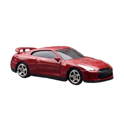 XGFFBAGB 1/64 Für GT-R R35 Maßstab Auto Modell Druckguss Fahrzeug Sammlung Geschenk Spielzeug(Rosso,No Box) von XGFFBAGB
