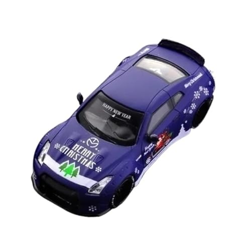 XGFFBAGB 1/64 Für GTR Christmas Coating Alloy Diecast Model Car(No Box) von XGFFBAGB