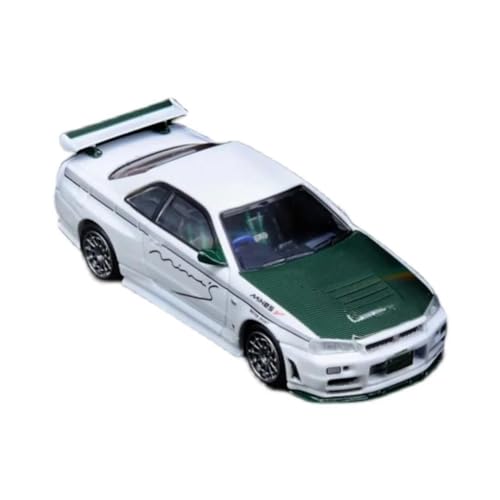 XGFFBAGB 1/64 Für GTR R34 Nismo R-Tune Mines Legierungsautomodell(with Box) von XGFFBAGB