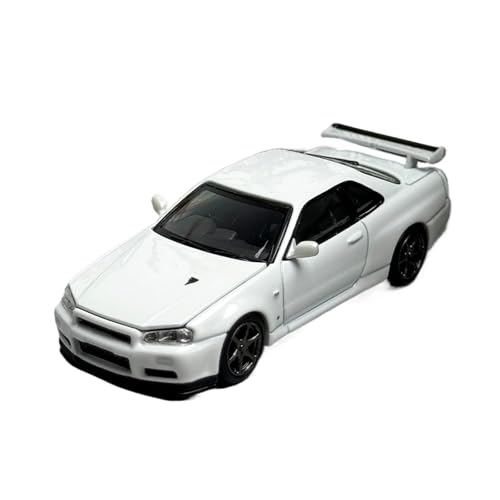 XGFFBAGB 1/64 Für GTR R34 V Spec II Druckguss-Modellauto(White A,No Box) von XGFFBAGB